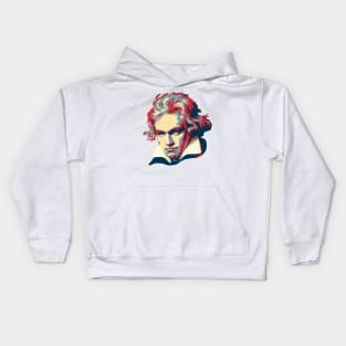 Beethoven Pop Art Kids Hoodie